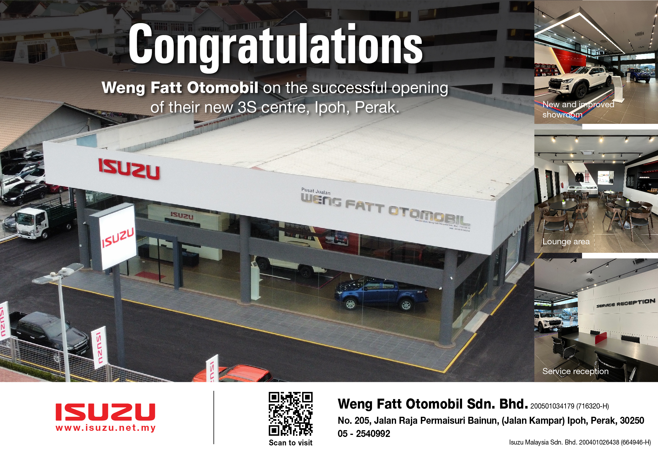 NEW ISUZU EXPERIENCE COMES TO IPOH