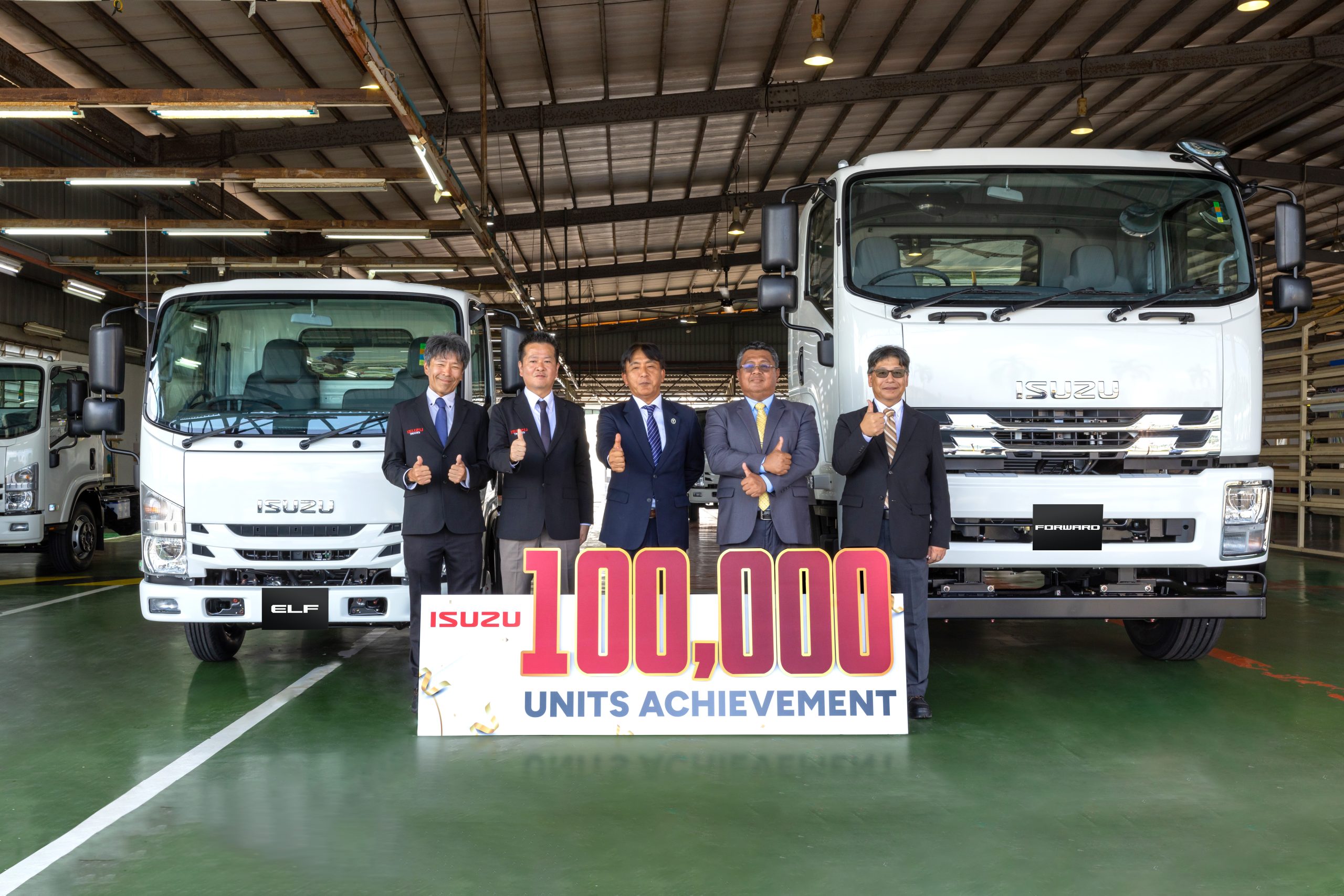ISUZU CHARTS HISTORIC MILESTONE WITH 100,000 CKD TRUCKS IN MALAYSIA